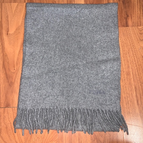 Authentic Fendi Scarf with Fringe - Picture 2 of 3